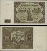 1.000 złotych 15.07.1947, seria H 4070063, lekko