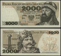 2.000 złotych 1.05.1977, seria E 9472042, wyśmie