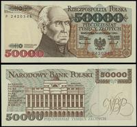 50.000 złotych 16.11.1993, seria P 2420348, wyśm