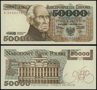 50.000 złotych 1.12.1989, seria A 0550276, wyśmi