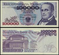 100.000 złotych 16.11.1993, seria AE 1093636, os
