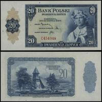20 złotych 20.08.1939, seria C 454948, minimalne