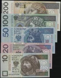 Polska, zestaw 5 banknotów, 25.03.1994 i 30.03.2015