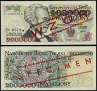 2.000.000 złotych 16.11.1993, seria A 0000000, c