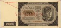 500 złotych 1.07.1948, seria AA 0960444, Miłczak