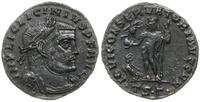follis 312-313, Tessaloniki, Aw: Głowa cesarza w