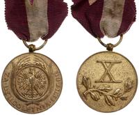 Polska, brązowy medal Za Długoletnią Służbę (X lat), od 1938
