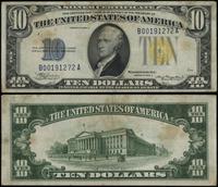 10 dolarów 1934, seria B 00191272 A, żółta piecz