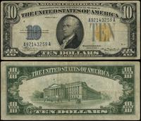 10 dolarów 1934, seria A 92143259 A, żółta piecz