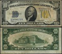 10 dolarów 1934, seria B 04098076 A, żółta piecz