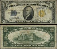 10 dolarów 1934, seria A 93300485 A, żółta piecz