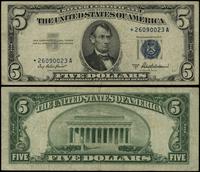 5 dolarów 1953, seria zastępcza ✭ 26090023 A, ni