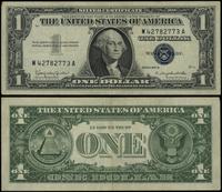 1 dolar 1957, seria W 42782773 A, niebieska piec