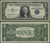 1 dolar 1957, seria S 92618487 A, niebieska piec