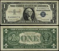 1 dolar 1957, seria E 40366217 A, niebieska piec