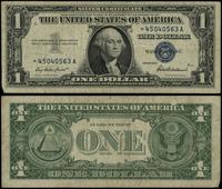 1 dolar 1957, seria zastępcza 45040563 A, niebie