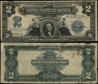 2 dolary 1899, seria N58343202, niebieska piecze