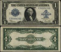 1 dolar 1923, seria E 39585676 D, niebieska piec