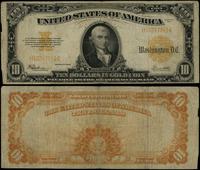 10 dolarów 1922, seria H 12247941, żółta pieczęć