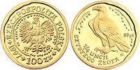 100 złotych 1997, Orzeł bielik, złoto 7.84 g