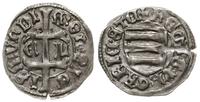 denar 1434-1436, Koszyce, Aw: Podwójny krzyż, MO