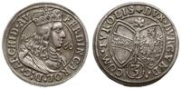 3 krajcary 1660, Hall, patyna, moneta bardzo ład