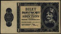 1 złoty 1.10.1938, próba druku strony głównej na