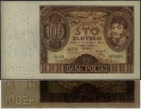 100 złotych 2.06.1932, seria AV, znak wodny z dw