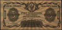 5 milionów marek polskich 20.11.1923, seria A, M