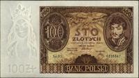 100 złotych 9.11.1934, Seria BS., niewielkie ugi