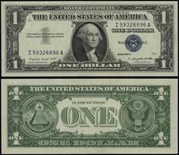 1 dolar 1957 , seria I 59326896 A, niebieska pie