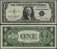 1 dolar 1935, seria Q 45731921 F, niebieska piec