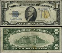 10 dolarów 1934, seria B 07639661 A, żółta piecz