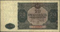 20 złotych 15.05.1946, Seria D, Miłczak 127b