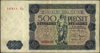 500 złotych 15.07.1947, Seria G2, Miłczak 132b