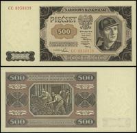 500 złotych 1.07.1948, seria CC, numeracja 89588