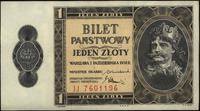1 złoty 1.10.1938, Seria IJ, idealny stan zachow