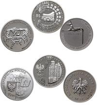 Polska, zestaw 3 x 10 złotych, 2011,2012