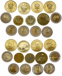 zestaw monet i żetonów, 4 x 2 złote (nordic gold