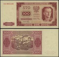 100 złotych 1.07.1948, seria IB, numeracja 96651