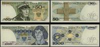 zestaw: 50 złotych 9.05.1975 i 1.000 złotych 2.0