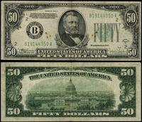 50 dolarów 1934 C, seria B 19144350 A, zielona p