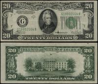 20 dolarów 1934 C, seria G 18802564 B, zielona p