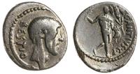 denar 47 pne, Rzym, Aw: Głowa Antiusa Restio w p