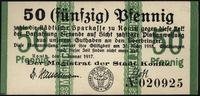50 fenigów 1.01.1917, Konitz, banknot obiegowy b