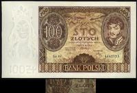 100 złotych 9.11.1934, seria AV, znak wodny "+X+