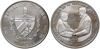 10 pesos 1997, spotkanie Jana Pawła II z Fidelem