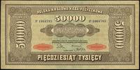 50.000 marek polskich 10.10.1922, seria P, Miłcz