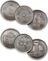 zestaw 3 monet, 5 piastrów 1979, 10 piastrów 198