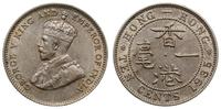 10 centów 1935, miedzionikiel, złotawa patyna, b